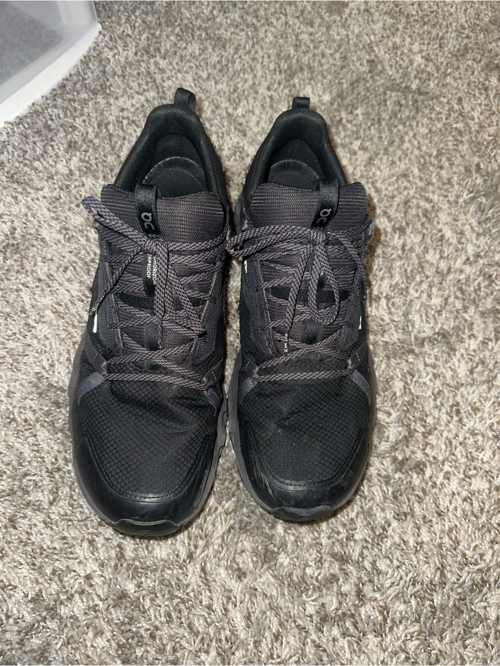 On Running Men’s Black Athletic Trail Sneakers